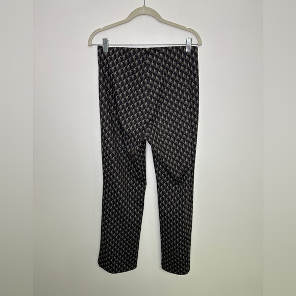 MAC Jeans Flare - Pine Tree Print Pullon Dress Pants sz 40 or size large - Picture 4 of 11